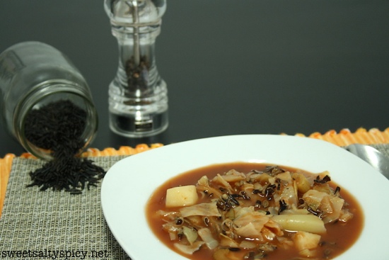 wild rice cabbage soup